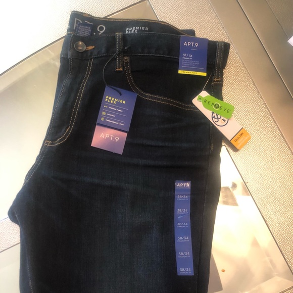 Jeans | Mens Jeans Apt 9 Straight Fit 
